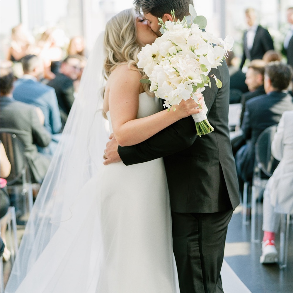 Cathedral Length Swarovski Crystal Veil